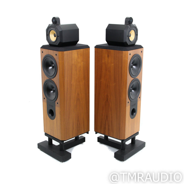 Bowers & Wilkins Matrix 802 S3 Floorstanding Speakers; Walnut Pair w/ Stands