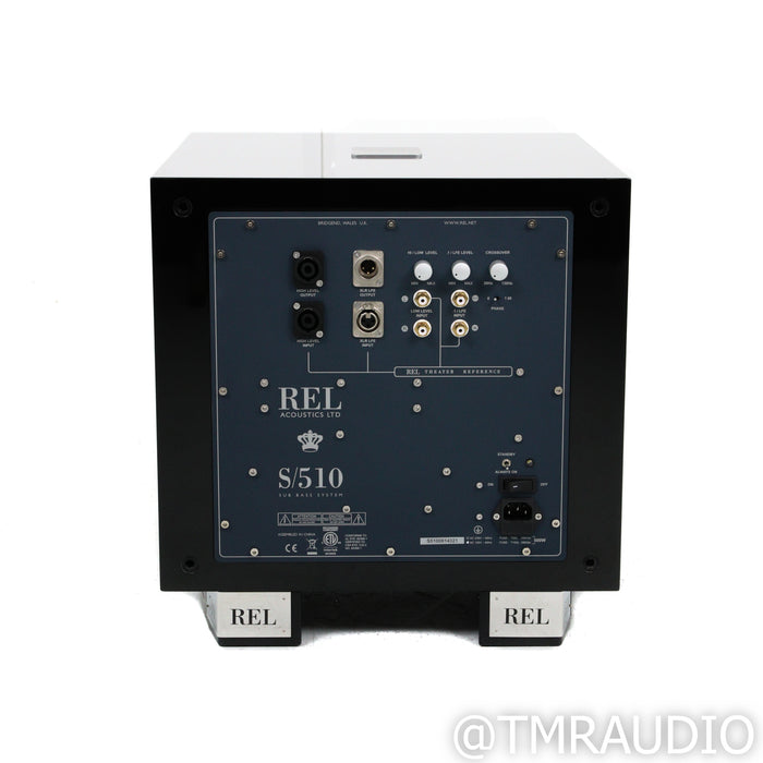REL Acoustics S/510 10" Powered Subwoofer; Piano Black