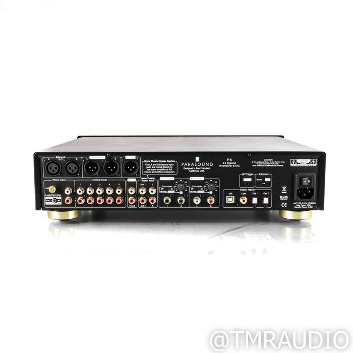 Parasound Halo P6 Stereo Preamplifier; MM & MC Phono