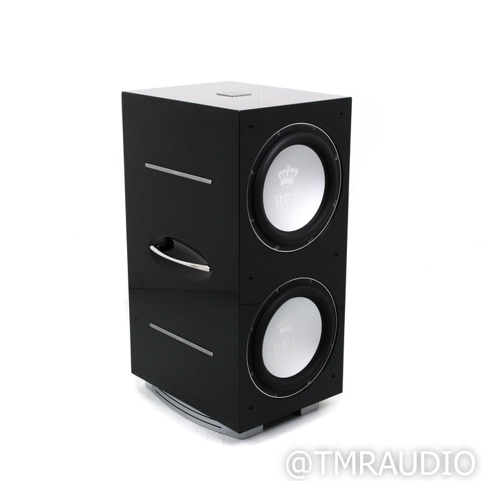 REL Acoustics 212/SX Dual 12" Powered Subwoofer; Piano Black