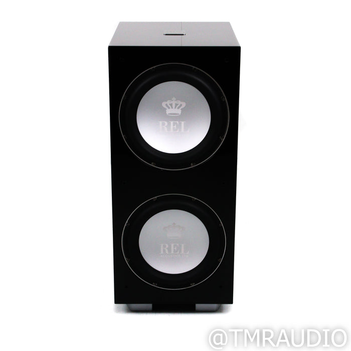 REL Acoustics 212/SX Dual 12" Powered Subwoofer; Piano Black