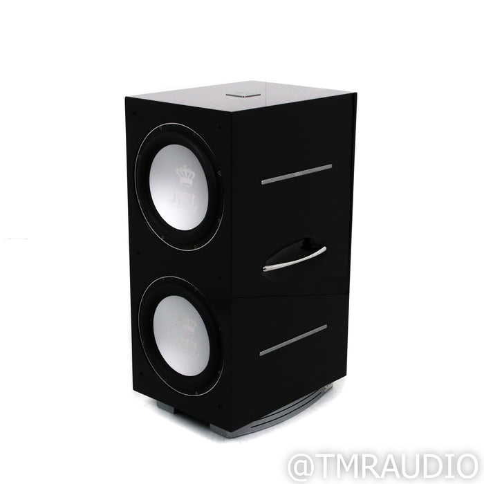 REL Acoustics 212/SX Dual 12" Powered Subwoofer; Piano Black