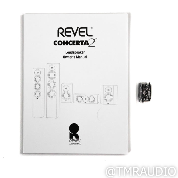 Revel Concerta2 F35 Floorstanding Speakers; White Pair