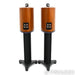 Bowers & Wilkins Nautilus 805 Bookshelf Speakers; Cherry Pair w/ Custom Stands