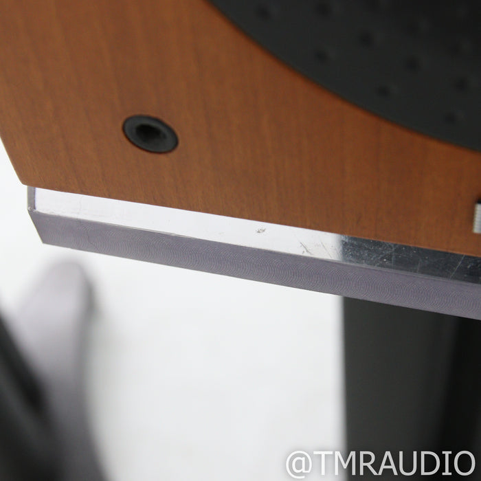 Bowers & Wilkins Nautilus 805 Bookshelf Speakers; Cherry Pair w/ Custom Stands