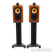 Bowers & Wilkins Nautilus 805 Bookshelf Speakers; Cherry Pair w/ Custom Stands