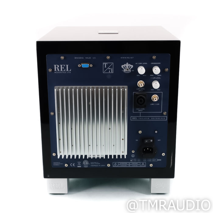 REL Acoustics T/7i 8" Powered Subwoofer; Black Gloss