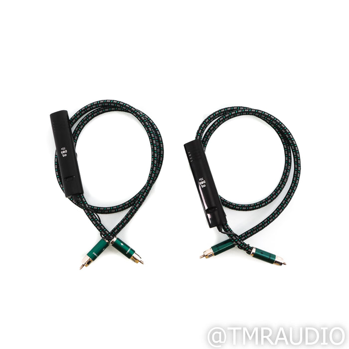 AudioQuest Columbia RCA Cables; 1m Pair Interconnects; 72v DBS