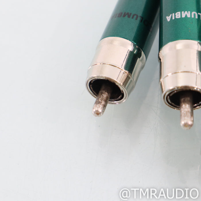 AudioQuest Columbia RCA Cables; 1m Pair Interconnects; 72v DBS