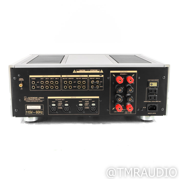 Luxman L-550A II Stereo Integrated Amplifier; MM / MC Phono