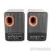 KEF LS50 Wireless II Active Bookshelf Speakers; Carbon Black Pair