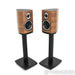 Sonus Faber Sonetto II Bookshelf Speakers; Walnut Pair w/ Stands
