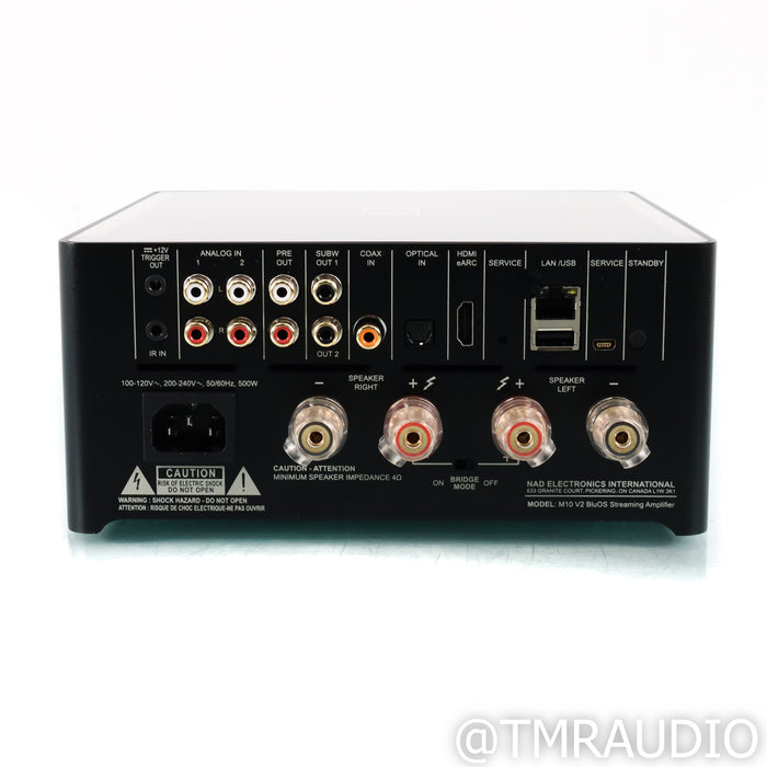 NAD Electronics Masters M10 v2 BluOS Streaming Integrated Amplifier