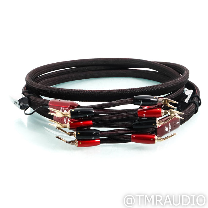 AudioQuest William Tell Zero Speaker Cables; 8 ft Pair
