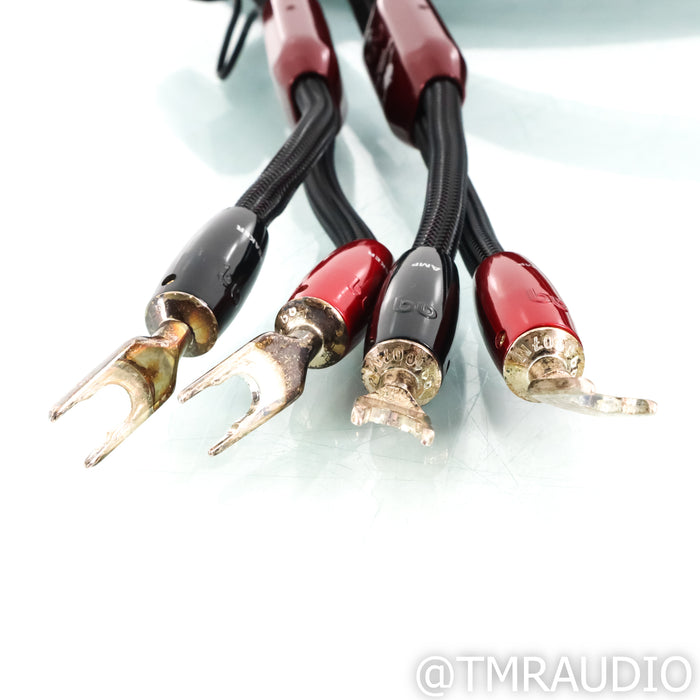 AudioQuest William Tell Zero Speaker Cables; 8 ft Pair