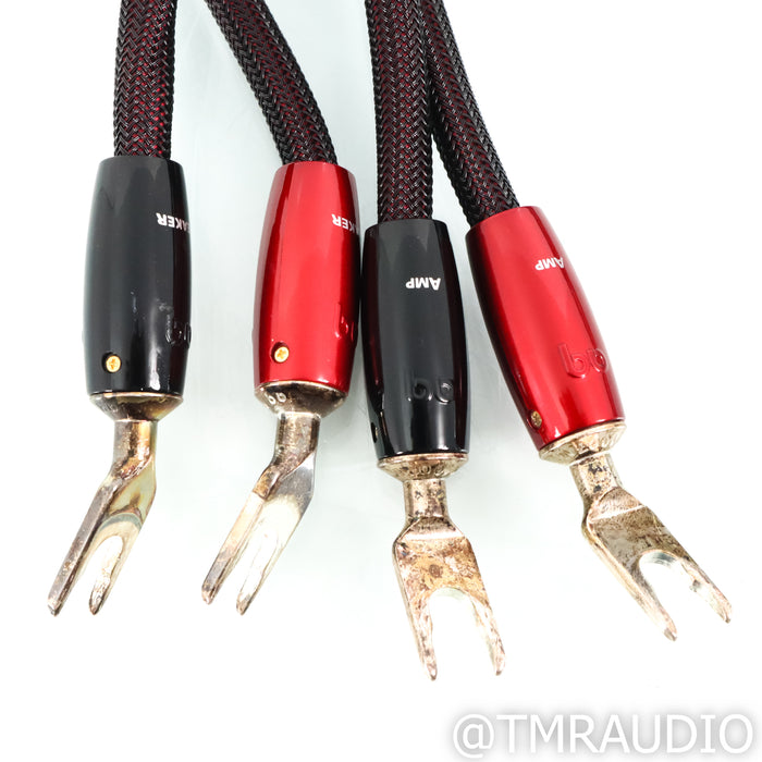 AudioQuest William Tell Zero Speaker Cables; 8 ft Pair