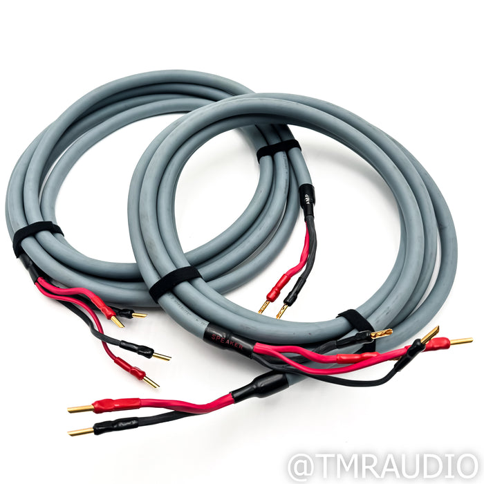 AudioQuest Crystal 2 Hyperlitz Speaker Cables; 15 ft Pair; BFA Bananas