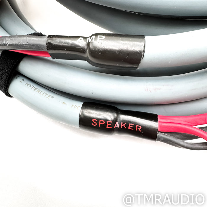 AudioQuest Crystal 2 Hyperlitz Speaker Cables; 15 ft Pair; BFA Bananas