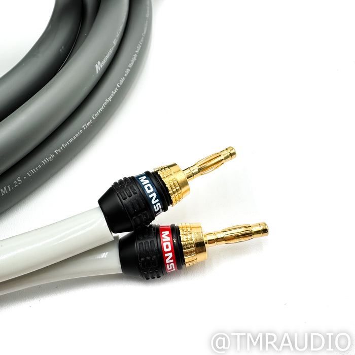 Monster Cable 1.2s Speaker Cables; 10 ft Pair w/ Banana