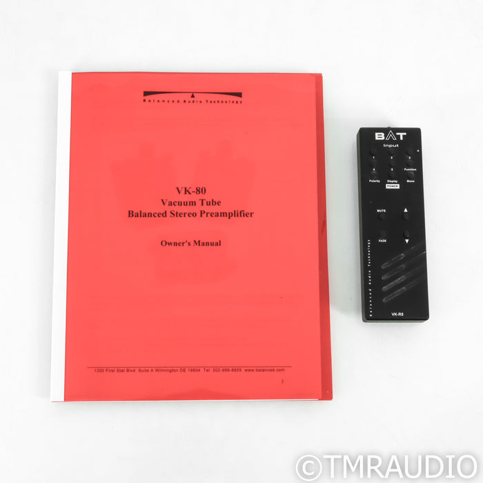 BAT VK-80 Stereo Tube Preamplifier