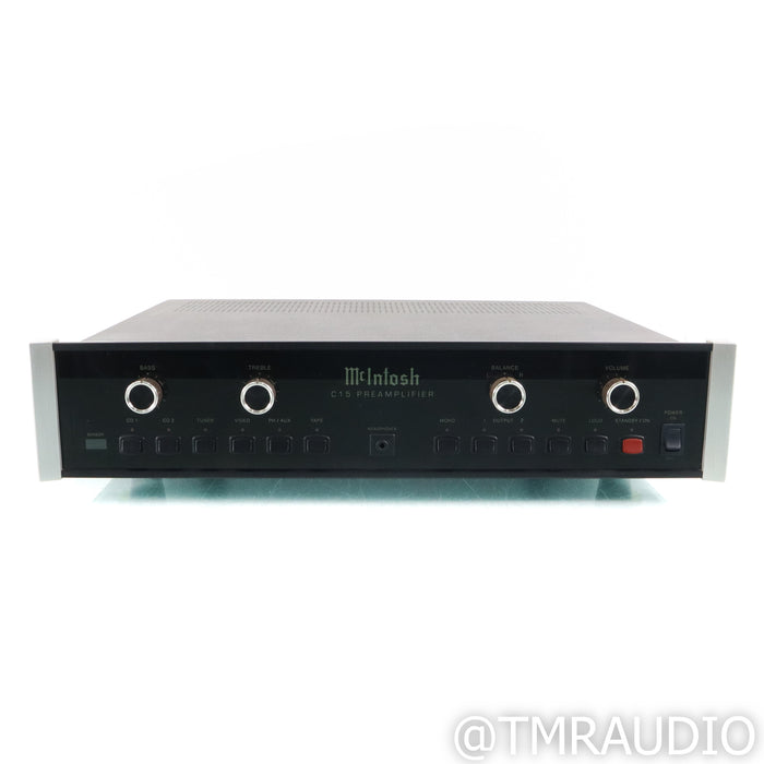 McIntosh C15 Stereo Preamplifier; MM Phono