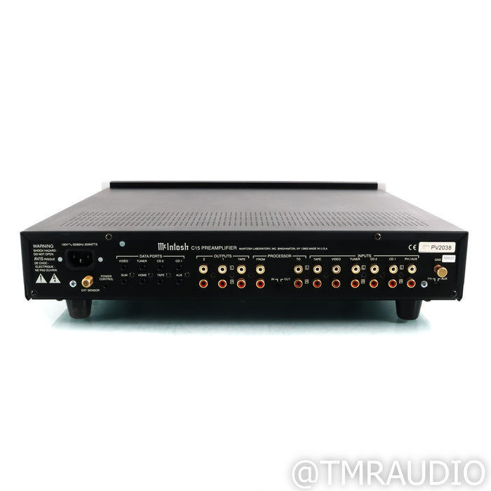 McIntosh C15 Stereo Preamplifier; MM Phono