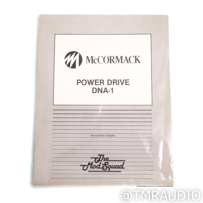 McCormack Audio Power Drive DNA-1 Stereo Power Amplifier