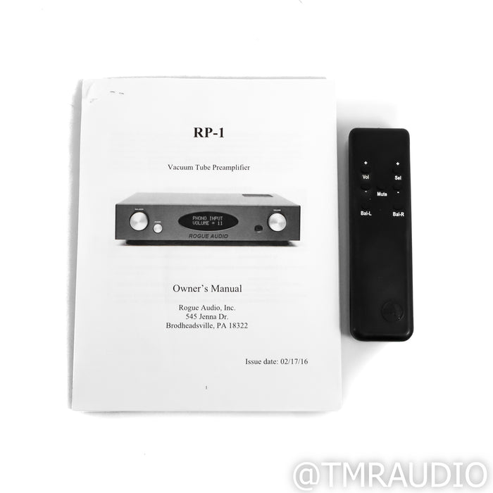 Rogue Audio RP-1 Stereo Tube Preamplifier; MM & MC Phono