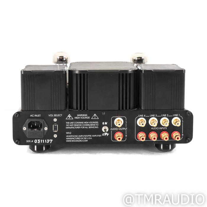 Woo Audio WA2 SE Tube Headphone Amplifier; Blackgate Cap Upgrade