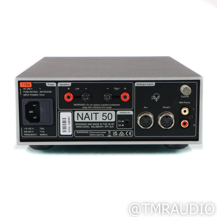 Naim NAIT 50 Stereo Integrated Amplifier; MM Phono