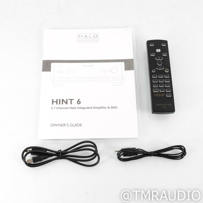 Parasound Halo HINT 6 Stereo Integrated Amplifier; MM & MC Phono