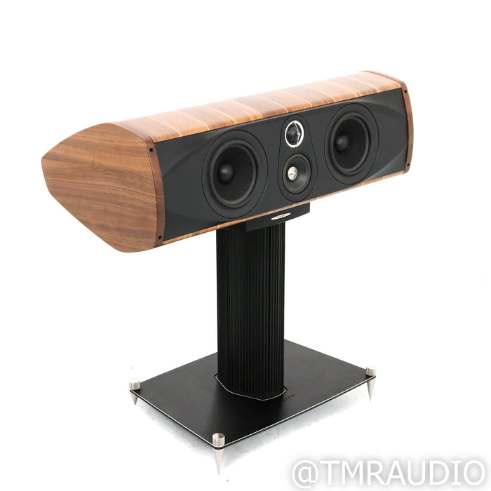 Sonus Faber Olympica Center Channel Speaker; Walnut with Stand