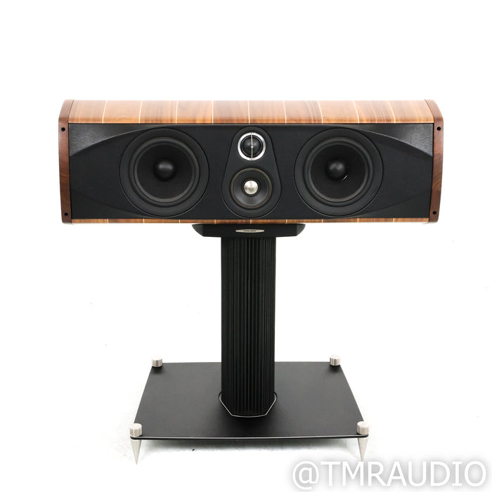 Sonus Faber Olympica Center Channel Speaker; Walnut with Stand