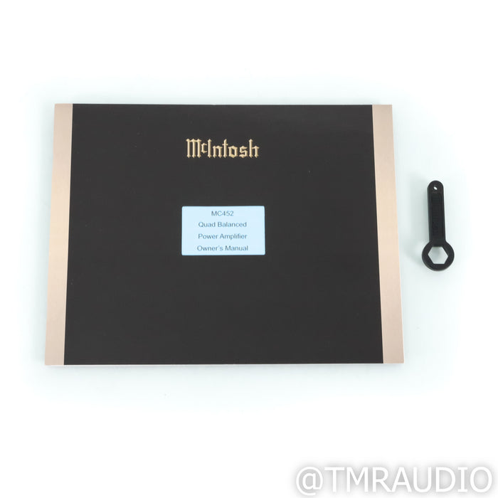 McIntosh MC452 Stereo Power Amplifier