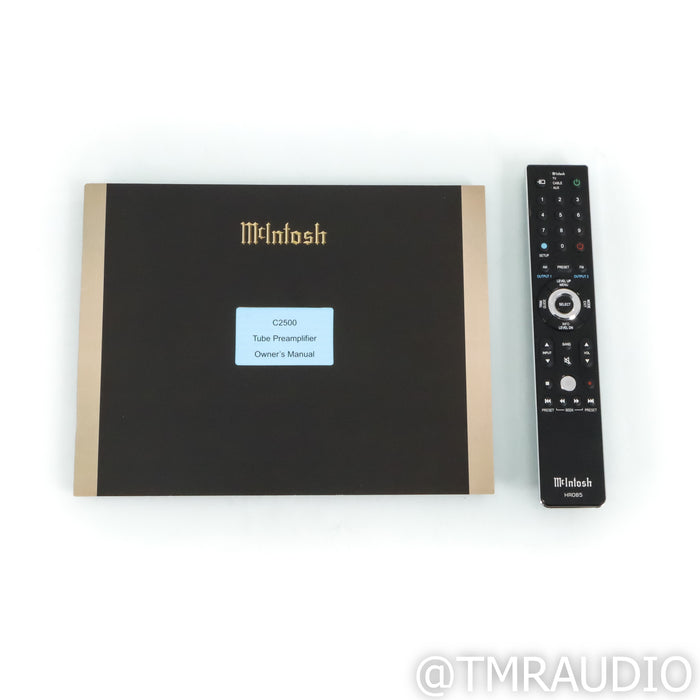 McIntosh C2500 Stereo Tube Preamplifier; MM & MC Phono