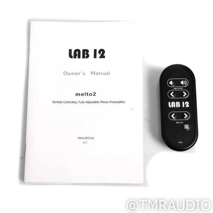 Lab12 melto2 Tube MM & MC Phono Preamplifier