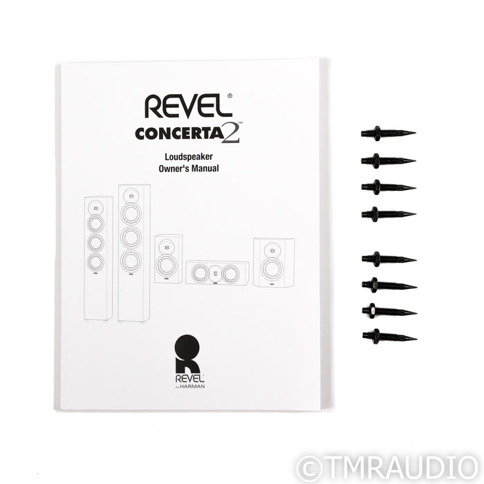 Revel Concerta2 F36 Floorstanding Speakers; Gloss Black Pair