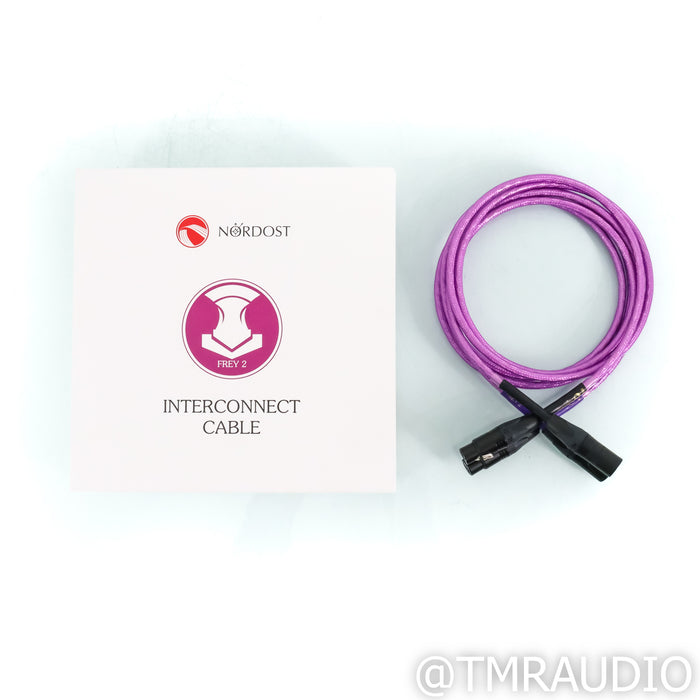 Nordost Frey 2 XLR Cables; 1.5m Balanced Interconnects