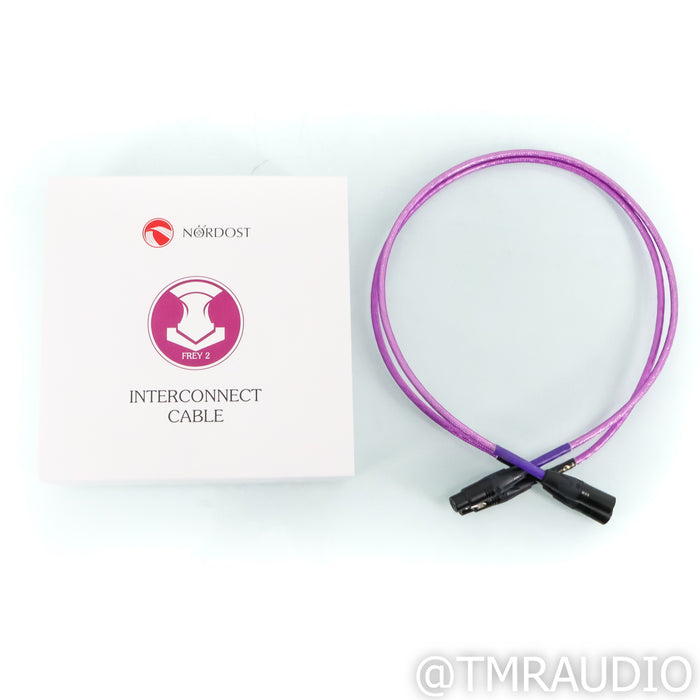 Nordost Frey 2 XLR Cables; 1m Balanced Interconnects