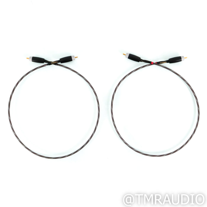 Audience OHNO RCA Cables; 0.75m Pair Interconnects (Open Box)