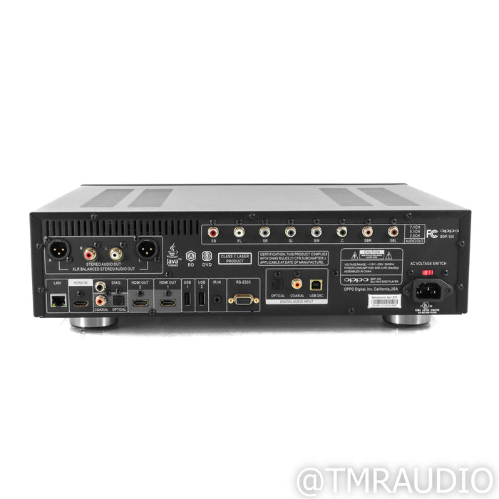 Oppo BDP-105 Universal Blu-ray Player; CD & SACD