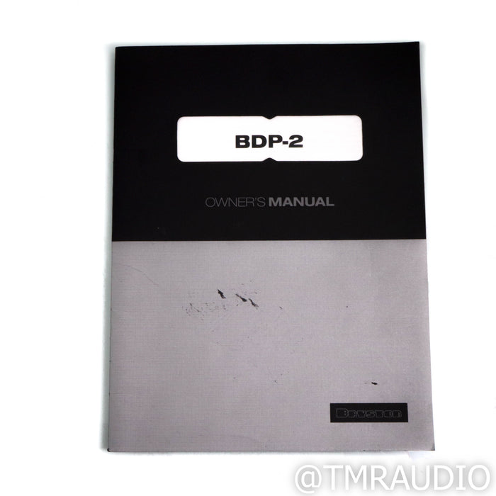 Bryston BDP-2 Network Server & Streamer