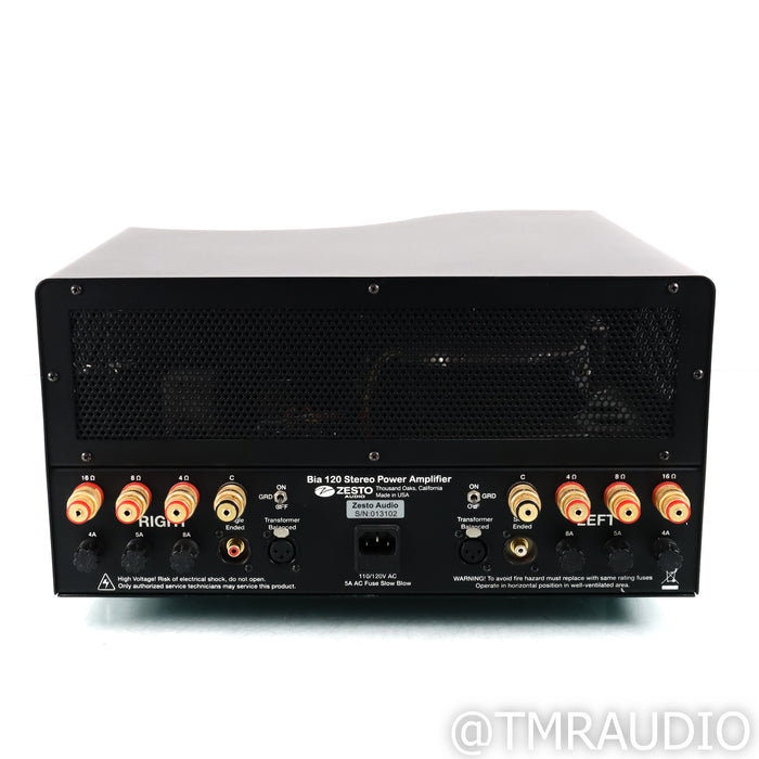 Zesto Audio Bia 120 Stereo Tube Power Amplifier