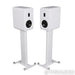 PS Audio Aspen FR5 Bookshelf Speakers; White Pair w/ Stands