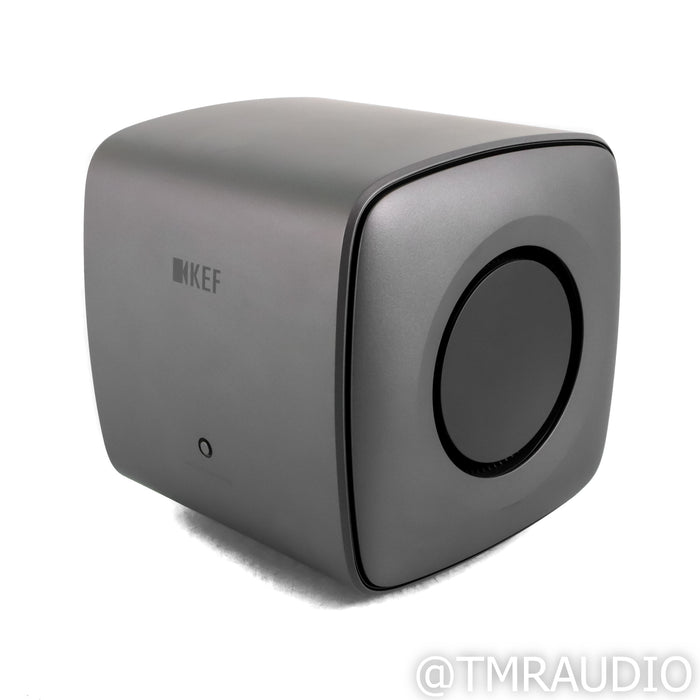 KEF KC62 Dual 6.5" Powered Subwoofer; Titanium Grey