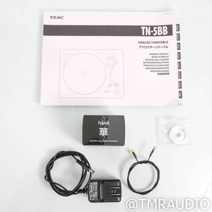 TEAC TN-5BB Belt Drive Turntable with Hana SL MC Cartridge
