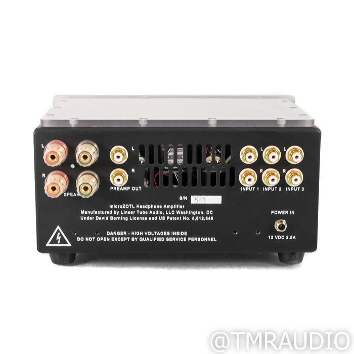 Linear Tube Audio MicroZOTL MZ2 Tube Integrated & Headphone Amplifier