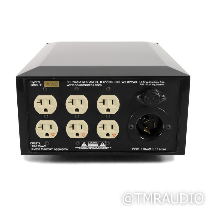 Shunyata Research Hydra AC Power Conditioner; Python Alpha Power Cable