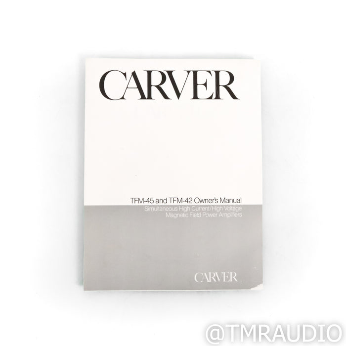 Carver TFM-45 Stereo Power Amplifier