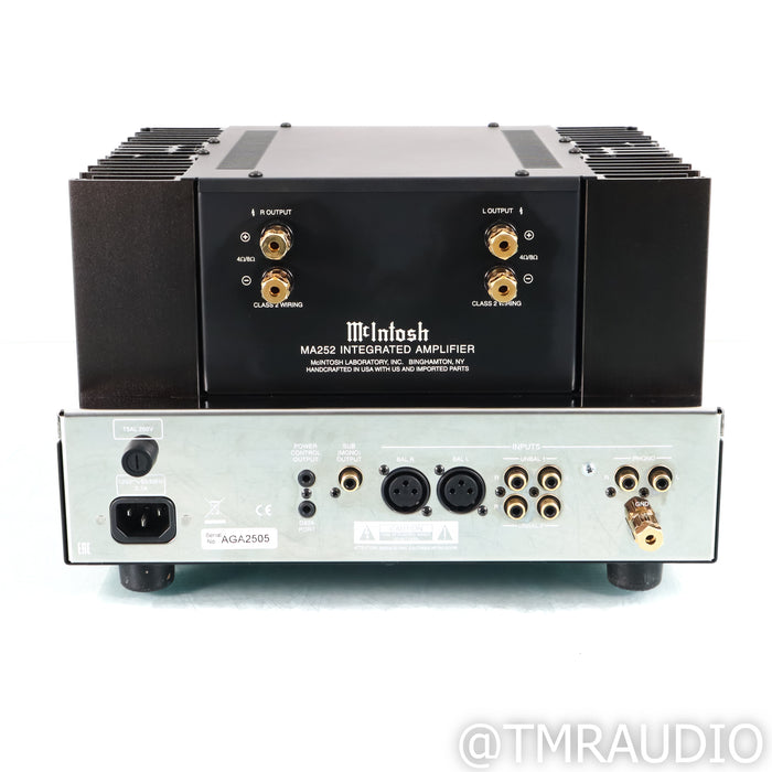 McIntosh MA252 Stereo Tube Hybrid Integrated Amplifier; MM & MC Phono